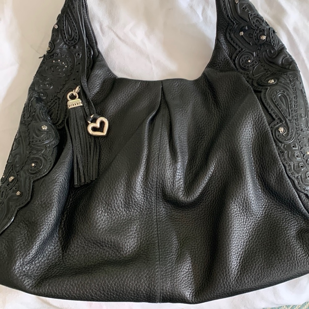 Brighton large leather bag